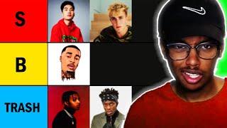 I Made A YOUTUBE RAPPER Tier List LIVE.....