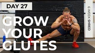 Day 27: 25 Min GROW YOUR GLUTES Home Dumbbell Workout // 6WS1
