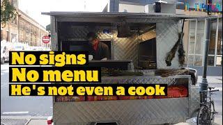 This food truck in Philly has no signs, no menu and people are still lining up for his food