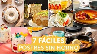 7 fáciles postres sin horno | Recetas kiwilimón