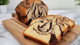 Easy Marble Cake Recipe | How To Make Marble Cake | Spicy foodz