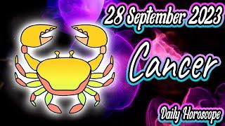 ‍️YOU HAVE TO STOP DOING THIS‍️CANCER🪐DAILY HOROSCOPE SEPTEMBER 28 2023🪐TAROT HOROSCOPE