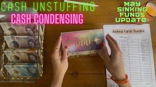 CASH UNSTUFFING | CASH CONDENSING | MAY SINKING FUNDS UPDATE | UK CASH STUFFING