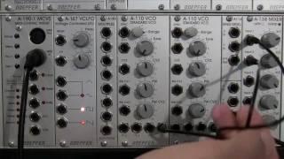 Ring Modulation of Basic Waveforms with Doepfer A114 Ring Mod