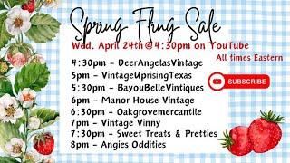 SPRING FLING SALE 4/24/24