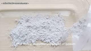 Adding gypsum to cement production