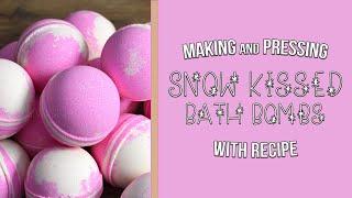 Making Snow Kissed Bath Bombs - Recipe Included | MO River Soap