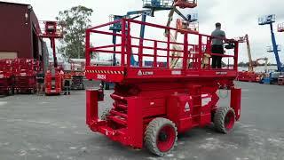 LGMG SR1423D Rough Terrain Scissor Lift Used 2022 Sale