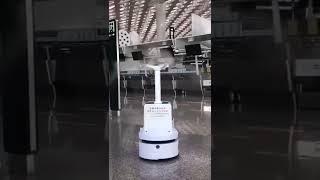 Spray disinfection robot in airport