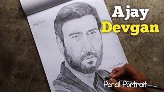 Realistic Portrait of Ajay Devgan | #portrait #painting #sketch of #ajaydevgan |