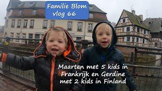 Maarten met vijf kids naar Frankrijk, Gerdine met twee kids naar Finland - Familie Blom Vlog 66