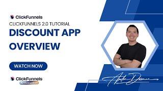 Getting Started With The Discount App - ClickFunnels Tutorial