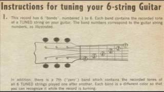 OFFICIAL 6-STRING GUITAR TUNING RECORD