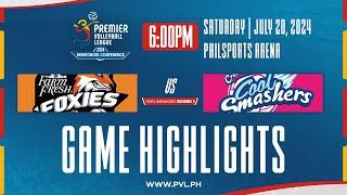 Farm Fresh vs. Creamline  | Game Highlights | Preliminaries | 2024 PVL Reinforced Conference 7-20-24