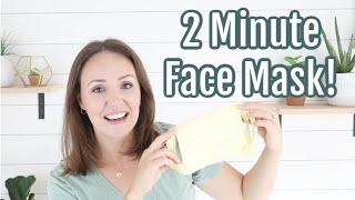 DIY Face Mask | NO SEW | Upcycled Tshirt | 2 Minutes