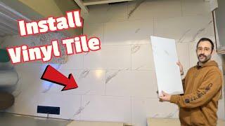 Don’t waste money on real tile - install LifeProof Vinyl Tile