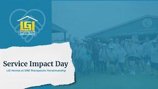 Building Better Communities: LGI Homes Service Impact Day | SIRE Therapeutic Horsemanship #lgigiving