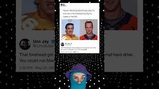 Peyton Manning stored every play he ran in his forehead 