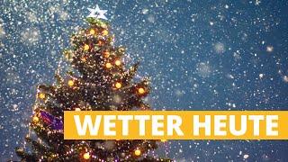 Wetter heute: Hier rieselt an Heiligabend leise der Schnee (24.12.2024)