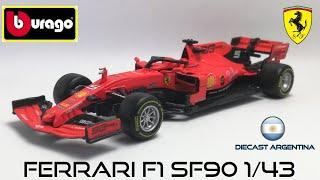 UNBOXING Bburago Ferrari F1 SF90 - Ferrari Racing 1/43