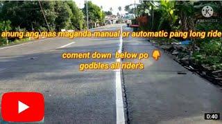 anung ang mas maganda manual or automatic pang long driveway/EURO MOTORCYCLE ROCK r125#ryanTVvlog