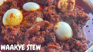 GHANAIAN WAAKYE STEW MADE EASY | step by step tutorial