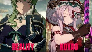 GBVSR High Level Gameplay Reality Vira VS Koyao Narmaya