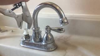 How to remove a stuck Moen sink cartridge