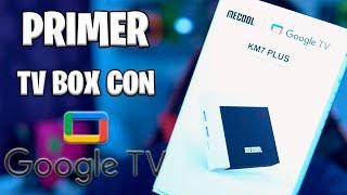 PRIMER TV BOX CON GOOGLE TV Y NETFLIX CERTIFICADO!! KM7 PLUS!!