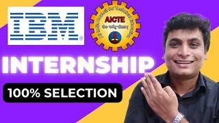 100% Selection ! IBM April Internship For Students Freshers | Work From Home Internship Online