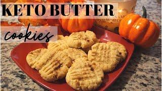 Pumpkin Spice KETO Butter Cookies // 4 ingredients