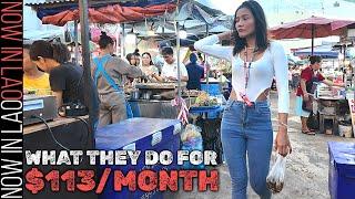 What They Do & How They Survive on $113 / Month | Now in Lao