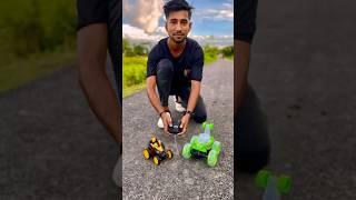 Remote control stunt car testing