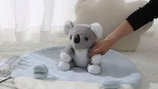 Bstaofy Light Up Gray Koala Bear Stuffed Animal