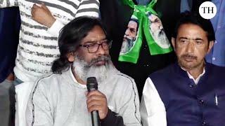 LIVE: Hemant Soren press conference | Jharkhand Assembly polls 2024 | The Hindu