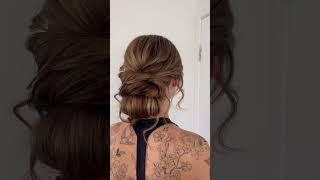 Bridal trial / boho inspo #bohovibe #bohohair #bride #weddinghair #updo #upstyle