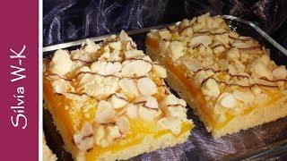 Pfirsich-Streuselkuchen / Blechkuchen / Obstkuchen