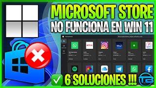 ERROR MICROSOFT STORE NO FUNCIONA en WINDOWS 11 ► Solución para la Tienda de Apps en mi PC.