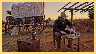 Authentic Wild West Experience: 3-Days Cowboy Camping and Shelter Building (No Talking, DIY)