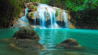 Entspannungsmusik - Natur Tiefenentspannung, Stressabbau - 4K Wasserfall