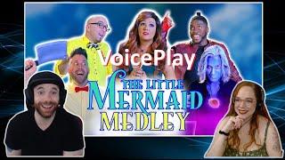 First Time Hearing | VoicePlay | The Little Mermaid Medley Reaction