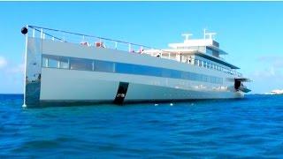 Ever Seen Steve Jobs MEGAYACHT "Venus"? Here it is in St Maarten, CARIBBEAN!