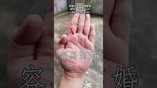 感情不和，婚姻不顺的掌纹 #手相 #传统文化 #科普