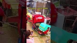 Silage Round Baler: How to Make 55*52 Mini Silage Bales? Taizy Silage Packing Machine for Sale