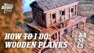 Wooden Planks for wargaming terrain (from XPS with a hot wire cutter)