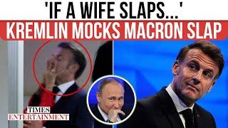 Russian BOMB Hits Macron: Putin Ally Dmitry Peskov RIDICULES French Prez Over Wife Slap Controversy