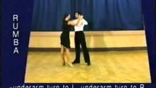 Rumba dance steps 07. UnderarmTurnToLR