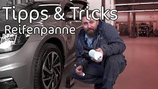 Wie verwendet man ein Reifenpannenset? | VW | Tipps & Tricks | Schmidtmotorsport