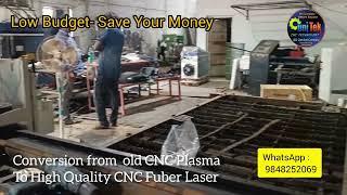 Old CNC Plasma to CNC Fiber Laser Convertion/ upgrade. Save your money.
