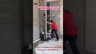 TUPO 9 fast plastering machine